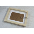 high quality wholesale custom 8x8 Magnetic Natural 3D Deep Wood Shadow Box Photo Picture Frame